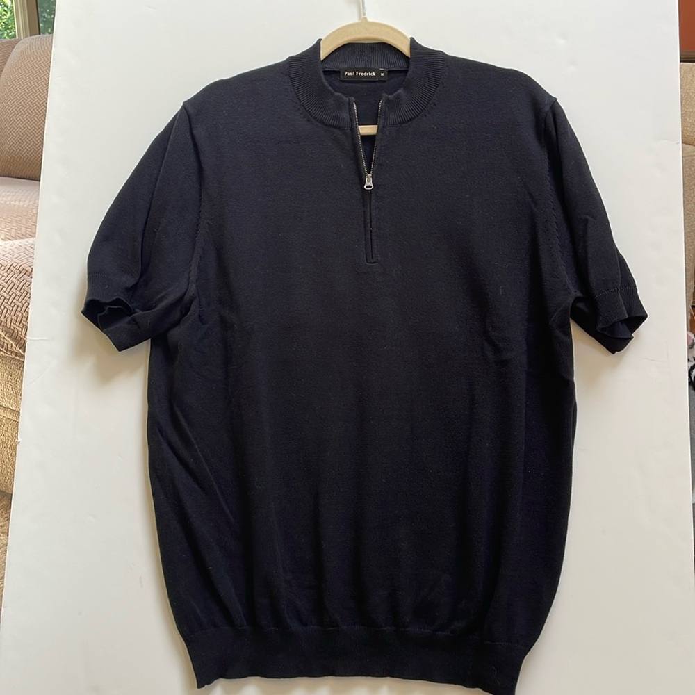 Paul Frederick men’s knit quarter zip